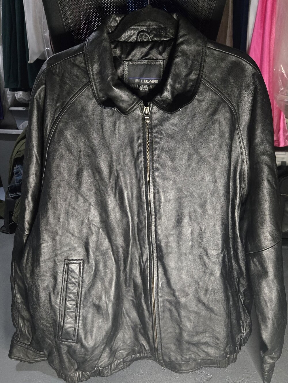 Vintage Bill Blass 100% Leather Jacket